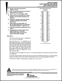 SN74ALVC162334DLR Datasheet