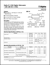 AA210-25 Datasheet
