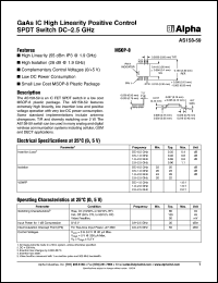 AS158-59 Datasheet
