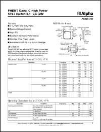 AS166-300 Datasheet