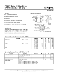 AS192-300 Datasheet