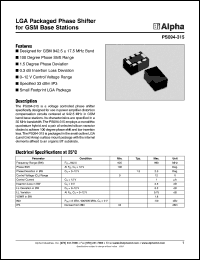 PS094-315 Datasheet