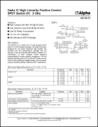 AS139-73 Datasheet