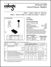 X2N4118A Datasheet