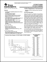 CY74FCT163501CPVCT Datasheet