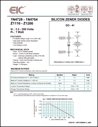1N4737 Datasheet