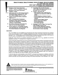SNJ54LVTH18502AHV Datasheet
