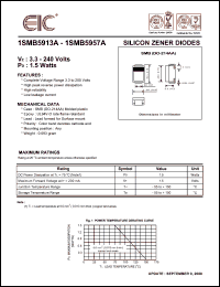 1SMB5918BT3 Datasheet