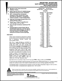 SN74ABT16652DL Datasheet