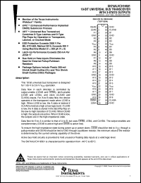 SN74ALVCH16501DGGR Datasheet