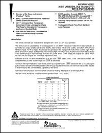 SN74ALVCH32501KR Datasheet