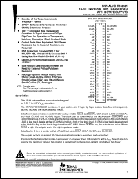 SN74ALVCHR162601DGVR Datasheet
