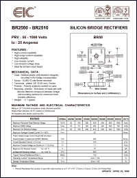 BR2502 Datasheet