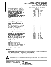 SN74ALVTH16601GR Datasheet