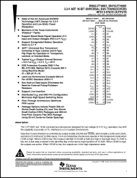 SN74LVT16500DLR Datasheet