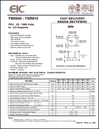 FBR600 Datasheet