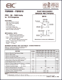 FBR800 Datasheet