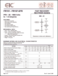 FR154 Datasheet