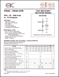 FR301 Datasheet