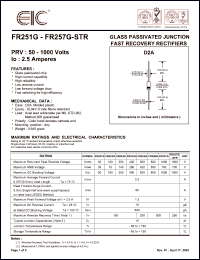 FR254G Datasheet