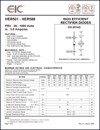 HER501 Datasheet
