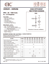 HER254 Datasheet