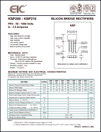 KBP208 Datasheet