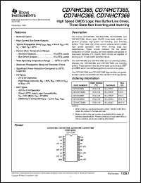 CD54HC30F3A Datasheet