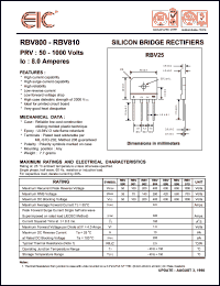 RBV804 Datasheet
