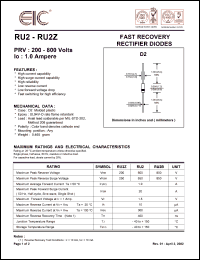 RU2Z Datasheet