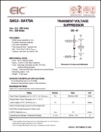 SA16A Datasheet