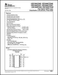 CD74HC245M96 Datasheet