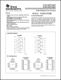 CY54FCT244ATLMB Datasheet
