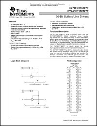 CY74FCT162827ETPVC Datasheet