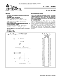 CY74FCT163827APVC Datasheet