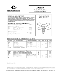 10A030 Datasheet