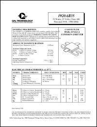 1920CD35 Datasheet