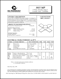 1015MP Datasheet