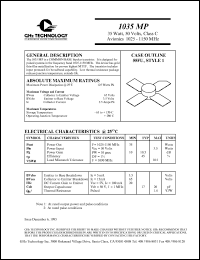 1035MP Datasheet