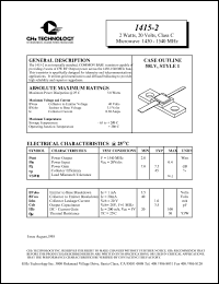 1415-2 Datasheet