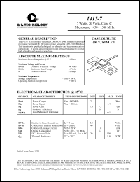 1415-7 Datasheet