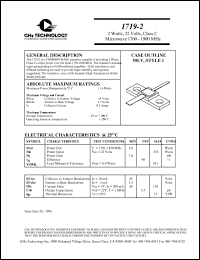 1719-2 Datasheet