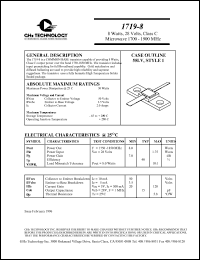 1719-8 Datasheet