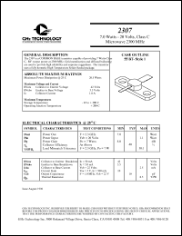 2307 Datasheet