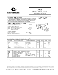 3003 Datasheet