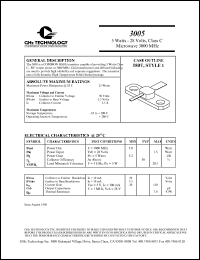 3005 Datasheet