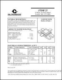JTDB25 Datasheet