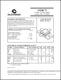 JTDB75 Datasheet