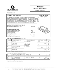 MDS800 Datasheet