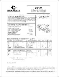 TAN15 Datasheet